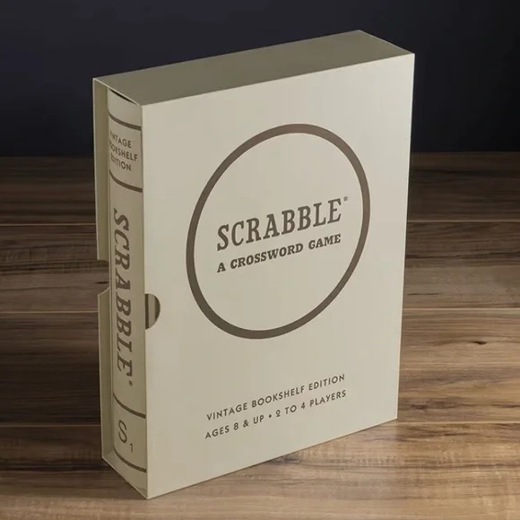 🃏 Scrabble Vintage Bookshelf Edition - Picture 4 of 6